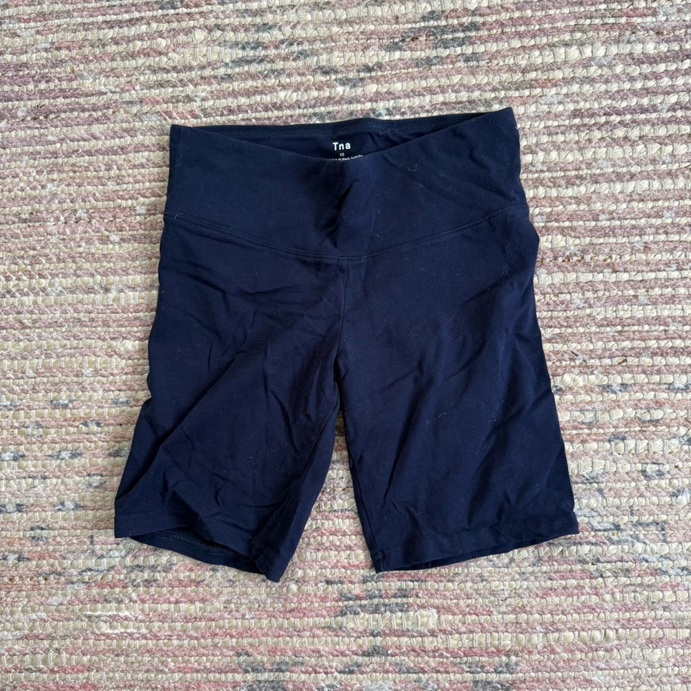 TNA Navy Blue Biker Shorts